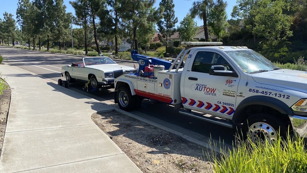 accident towing in San Diego